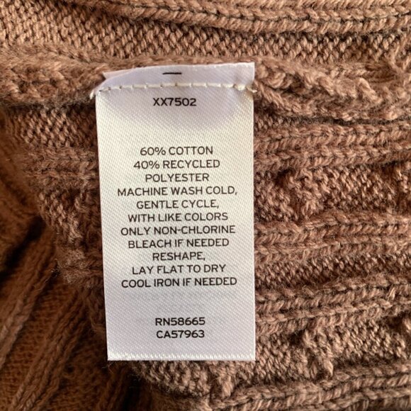 Nordstrom BP Cable Knit V-Neck Sweater Vest - Taupe - Picture 5 of 8